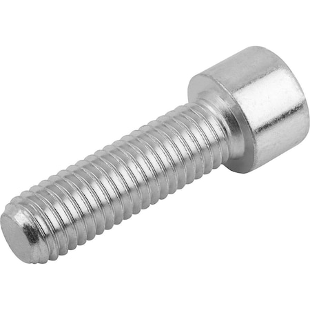 M12 Socket Head Cap Screw, Galvanized Steel, 132 Mm Length